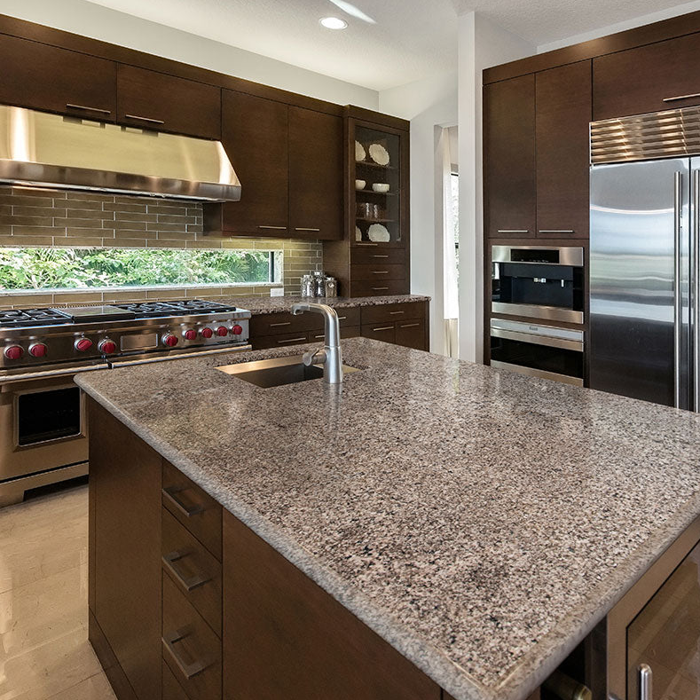 MSI Arctic Sand Granite Prefabricated Countertop - Island