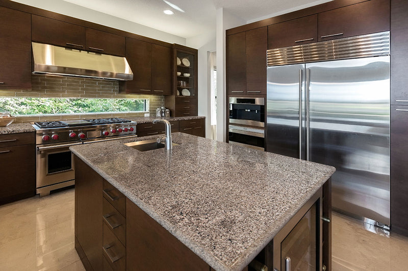 MSI Arctic Sand Granite Prefabricated Countertop - Island