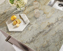 MSI Aspen White Granite Prefabricated Countertop - Island