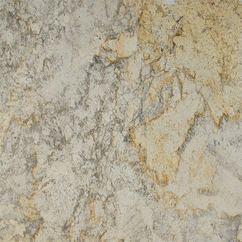 MSI Aspen White Granite Prefabricated Countertop - Island