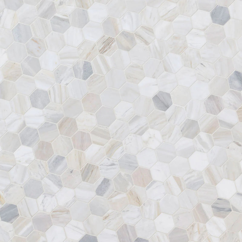 MSI-Athena-gold-12x11.3-marble-2-hexagon-honed-mosaic-tile-SMOT-ATHGOL-2HEXH-multiple-tiles-top-view.