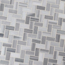 MSI Bergamo Herringbone Polished Marble Mosaic Tile 11.63"x11.63"