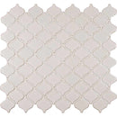 MSI Bianco Arabesque Glossy Porcelain Mosaic Tile 9.84"x10.63"