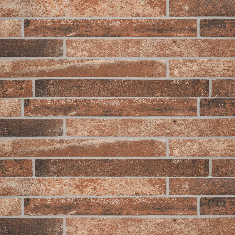 MSI Brickstone Red Brick Matte Porcelain Wall and Floor Tile