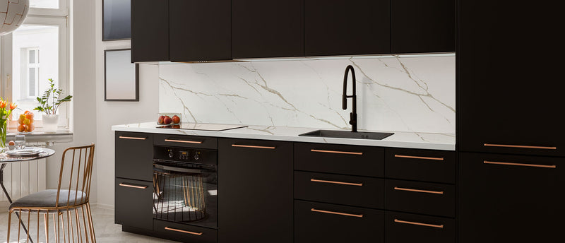 MSI Calacatta Laza Oro™ Premium Quartz Prefabricated Countertop - Island