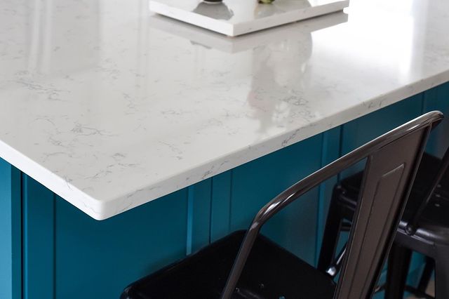 MSI Carrara Morro® Premium Quartz Prefabricated Countertop - Island