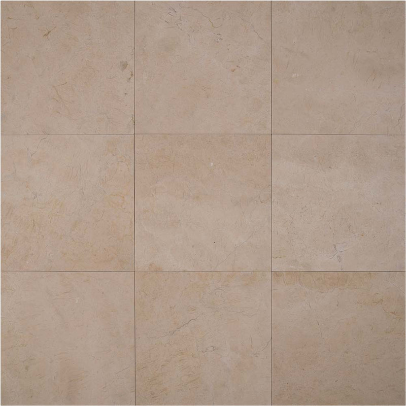 MSI Crema Marfil Classic Marble Wall and Floor Tile 12"x12"