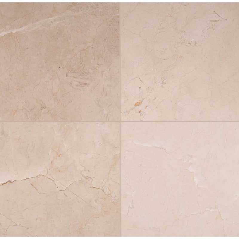 MSI Crema Marfil Select Marble Wall and Floor Tile 18"x18"