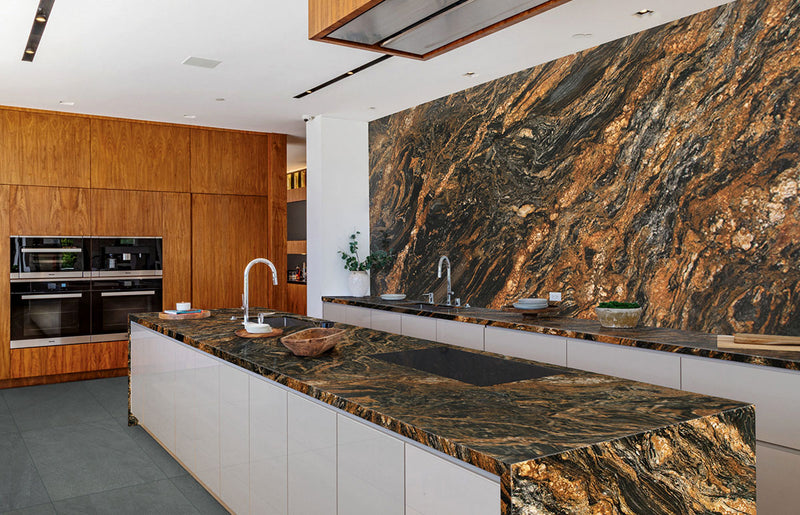 MSI Desert Dream Granite Prefabricated Countertop - Island