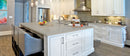 MSI Fossil Gray® Premium Quartz Prefabricated Countertop - Island