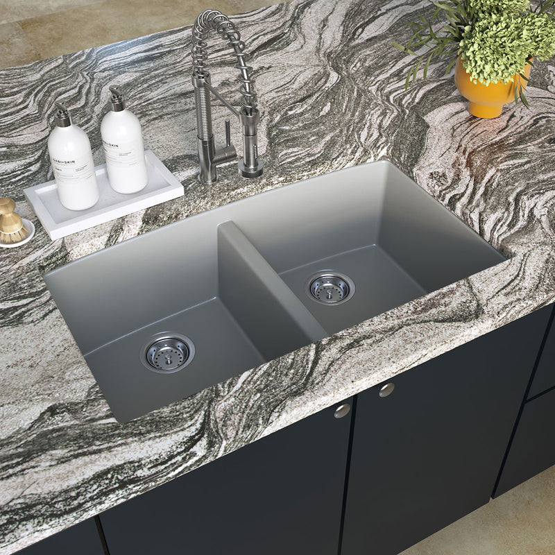 MSI Gray Mist Granite Prefabricated Countertop - Island