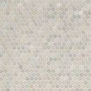 MSI Greecian white 1 inch hexagon 11.61X11.81 polished marble mosaic tile SMOT GRE 1HEXP multiple tiles top view