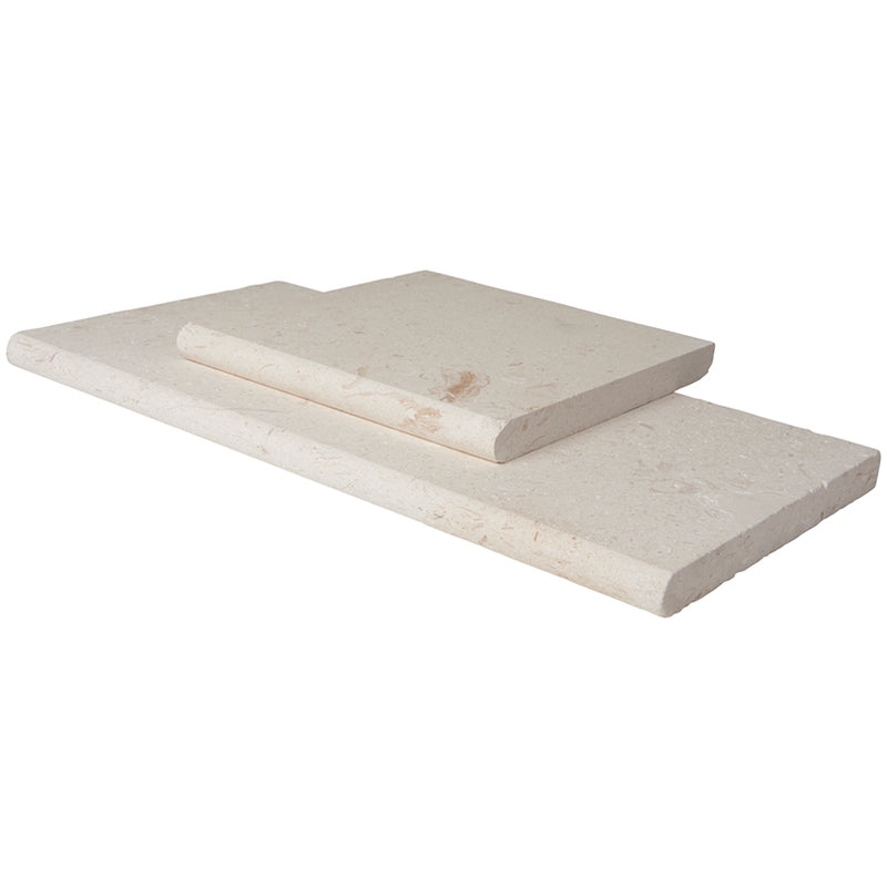 MSI Mayra White Limestone Pool Coping - 12"x24"