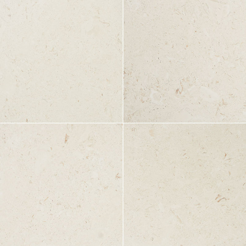 MSI Mayra White Tumbled Limestone Paver - 24"x24"