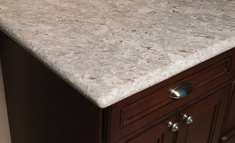 MSI Moon White Granite Prefabricated Countertop - Island