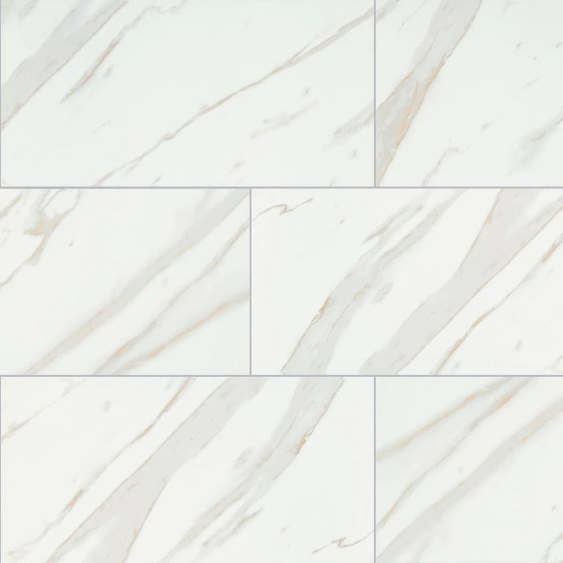 MSI Calacatta Porcelain Wall and Floor Tile - Pietra Collection