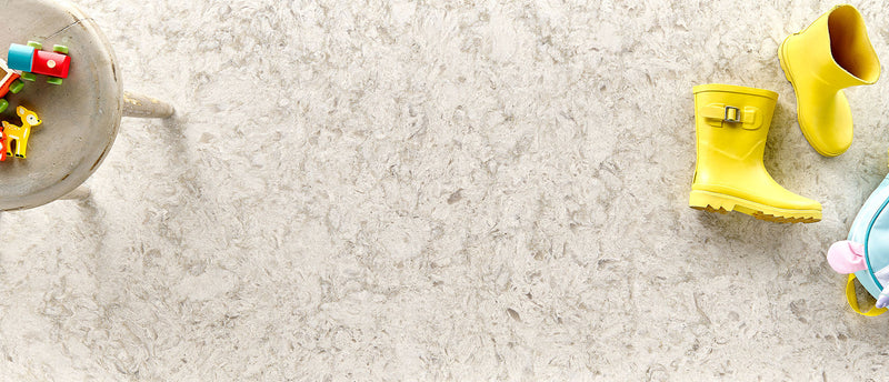 MSI Portico Cream® Premium Quartz Prefabricated Countertop - Island