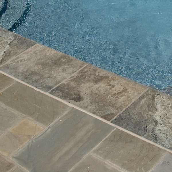 MSI Silver Travertine Pool Coping 16"x24"