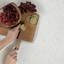 MSI Sparkling White™ Premium Quartz Prefabricated Countertop - Island