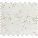 MSI Statuario Celano Hexagon Glass Mosaic Tile 11.02"x12.75"