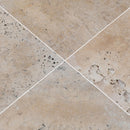 MSI Tuscany Walnut Tumbled Travertine Paver - 8"x8"