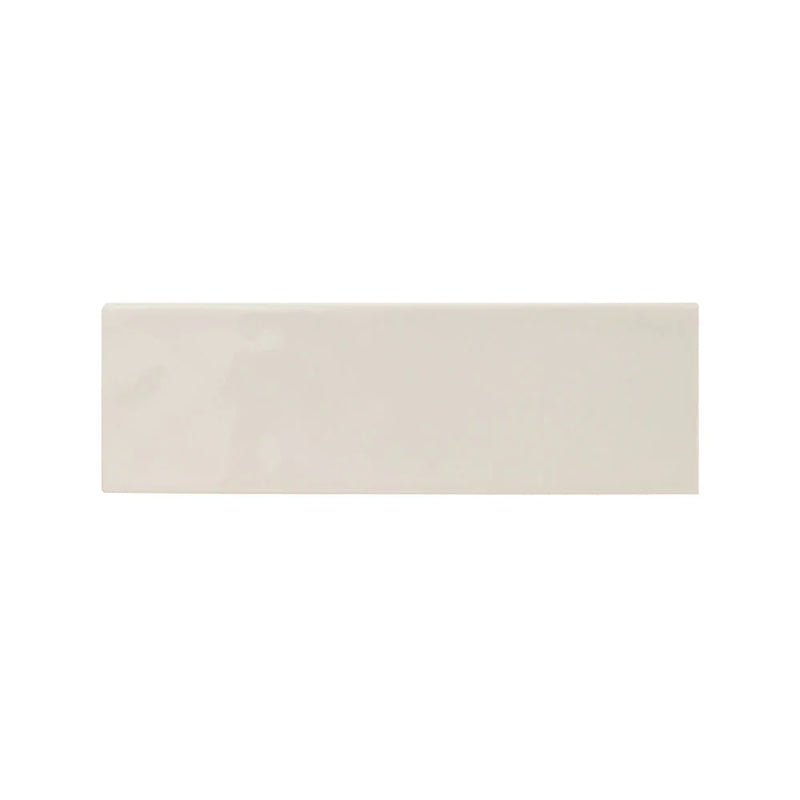 MSI Urbano Crema Glossy Ceramic Bullnose Tile 4"x12"