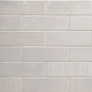 MSI Urbano Dusk 3D Mix Glossy Ceramic Subway Tile 4"x12"