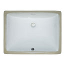 MSI Vanity rectangle porcelain sink SIN POR UNDRECWHT 2015 1813 top view