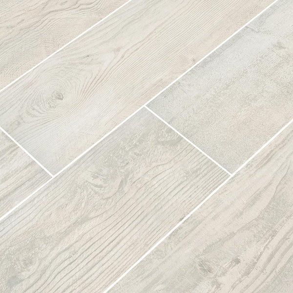 MSI Caldera Blanca Porcelain Wall and Floor Tile, angled view