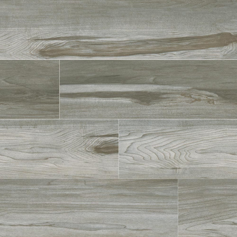 MSI Carolina Timber II Gray Porcelain Wall and Floor Tile