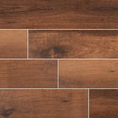 MSI Chestnut Porcelain Wall and Floor Wood Look Tile 6"x36" - Palmetto Collection