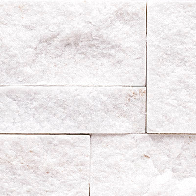 MSI XL Rockmount Arctic White Splitface Ledger Panel Quartzite Wall Tile 9"x24"