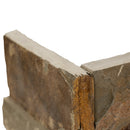 MSI XL Rockmount California Gold Splitface Slate Ledger Panel Corner 9"x18"