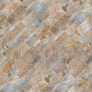 MSI XL Rockmount Golden Honey Splitface Ledger Panel Quartzite Wall Tile 9"x24"