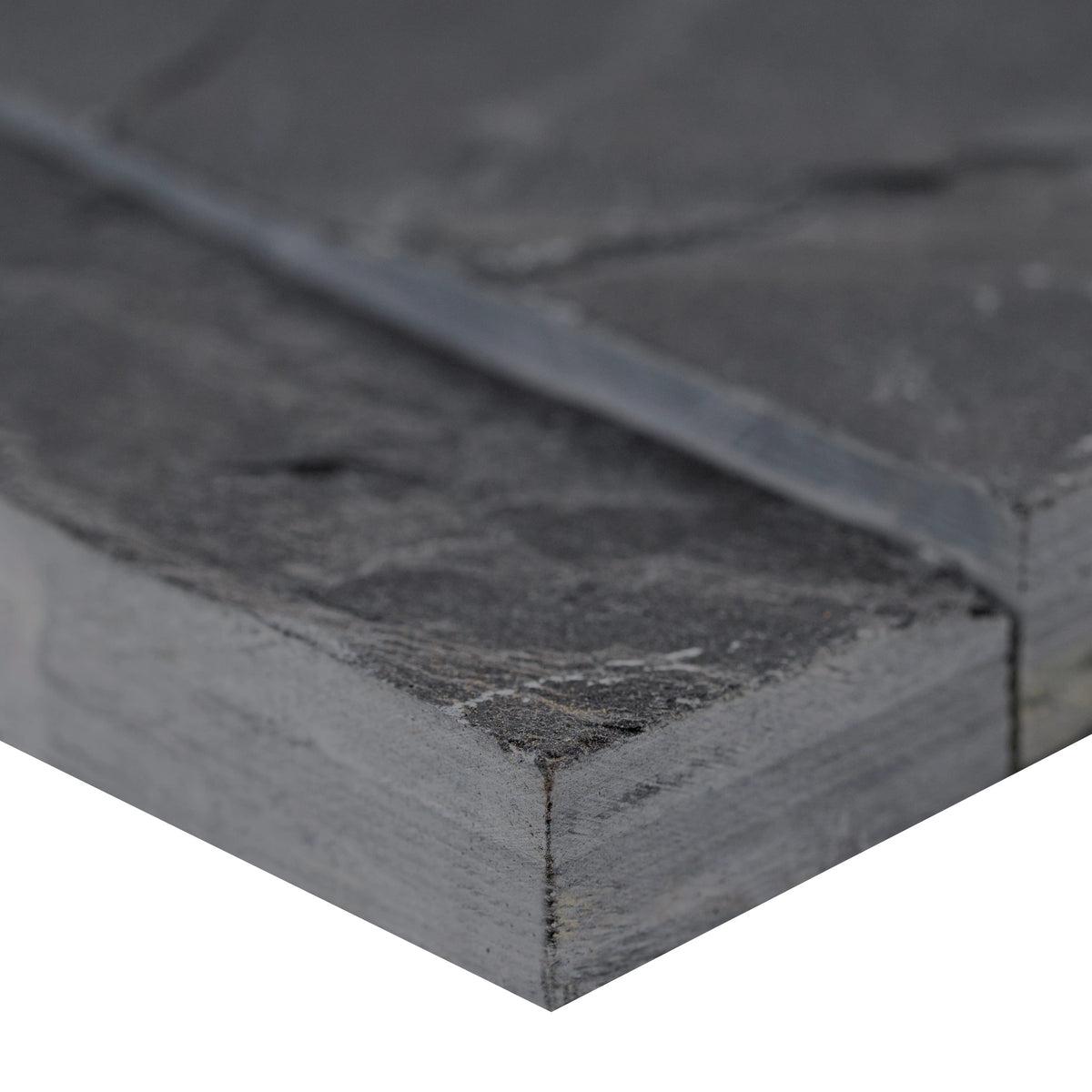 MSI XL Rockmount Premium Black Splitface Ledger Panel Slate Wall Tile 9"x24", photo 4 of 6