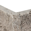 MSI XL Rockmount Silver Travertine Splitface Travertine Ledger Panel Corner 9"x18"