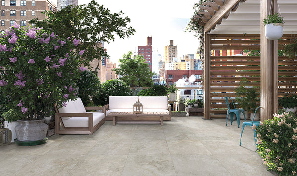 MSI Trevi Silver Matte Anti-Slip Porcelain Pavers - Arterra Collection