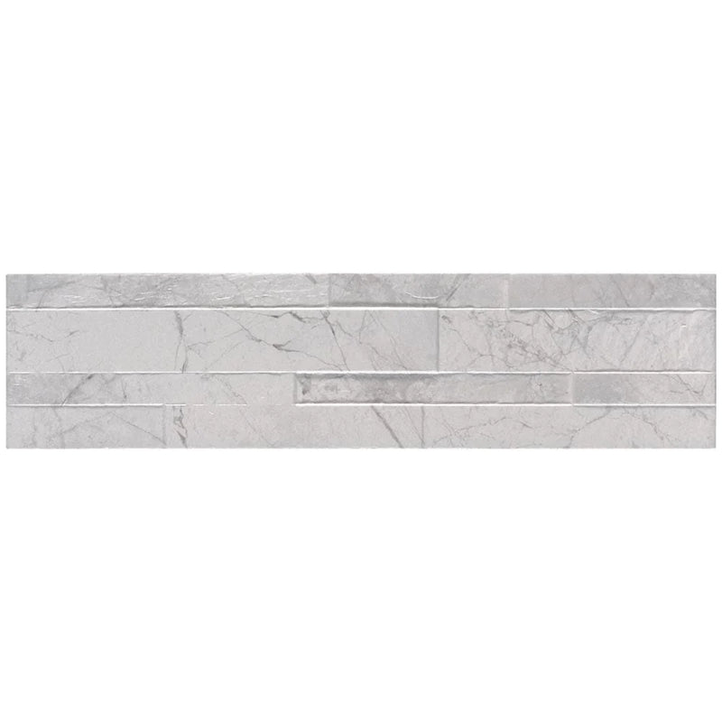 MSI carrara white ledger panel matte porcelain wall tile NCARWHI6X24 2.