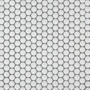MSI Bianco White Penny Round Porcelain Mosaic Tile - Domino Collection