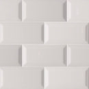 MSI Gray Glossy Ceramic Subway Tile - Domino Collection
