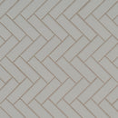 MSI Gray Glossy Herringbone Porcelain Backsplash Mosaic Tile - Domino Collection