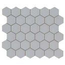 MSI Gray Hexagon Porcelain Mosaic Tile - Domino Collection