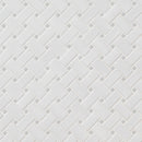 MSI White & Gray Matte Basketweave Porcelain Mosaic Tile - Domino Collection