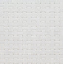MSI White & Gray Matte Basketweave Porcelain Mosaic Tile - Domino Collection