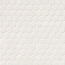 MSI White Hexagon Porcelain Mosaic Tile - Domino Collection