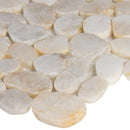 MSI Dorado Pebbles Tumbled Marble Backsplash Mosaic Tile 12"x12" - Rio Lago Collection