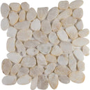 MSI Dorado Pebbles Tumbled Marble Backsplash Mosaic Tile 12"x12" - Rio Lago Collection