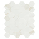 MSI Eden Calacatta Porcelain Mosaic Hexagon Wall and Floor Tile
