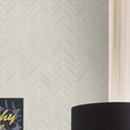 MSI Eden Dolomite Chevron Mosaic Porcelain Wall and Floor Tile