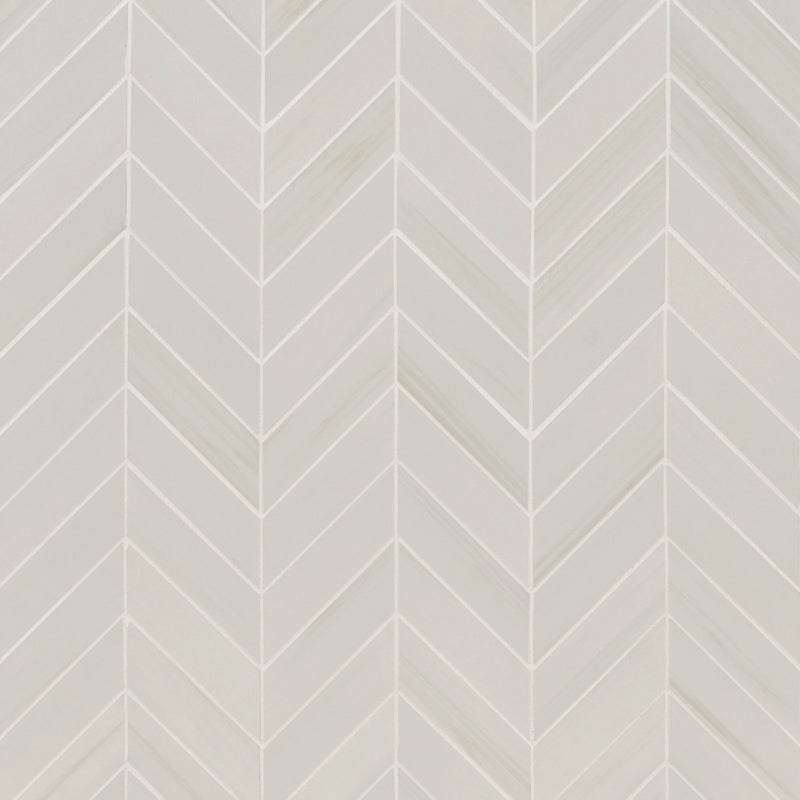 MSI Eden Dolomite Chevron Mosaic Porcelain Wall and Floor Tile